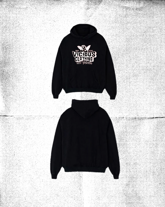 VICIOUS ANGEL BLACK HOODIE