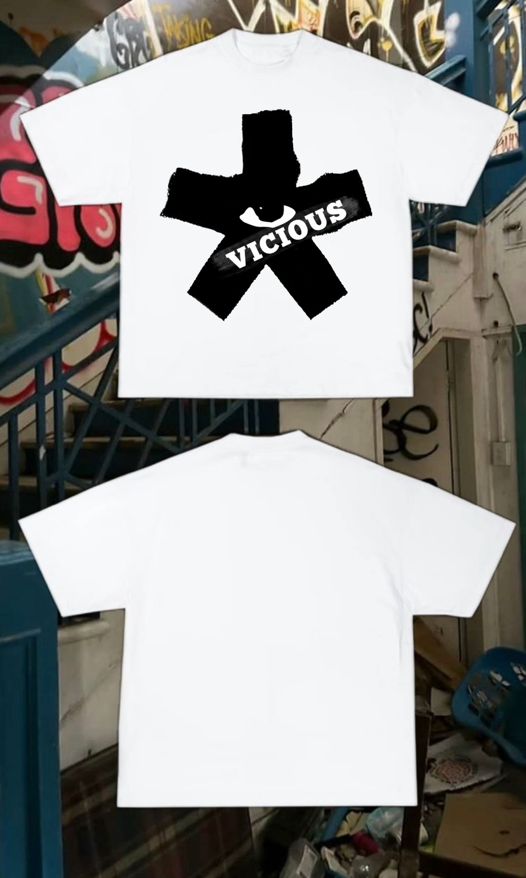 Vicious Cross Eye Tee