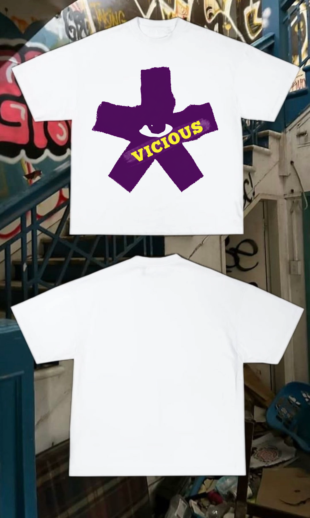 Vicious Cross Eye Tee