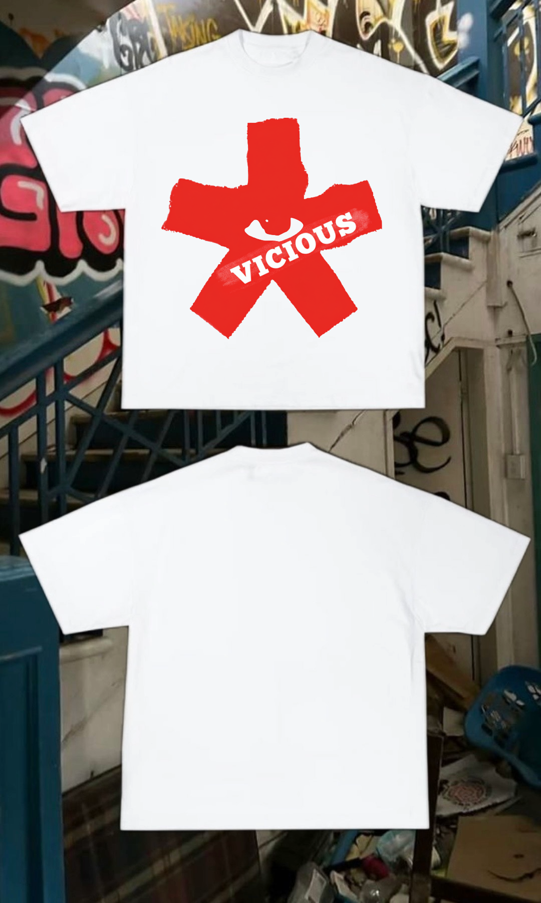 Vicious Cross Eye Tee
