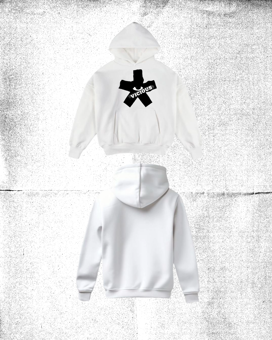 VICIOUS CROSS EYE HOODIE
