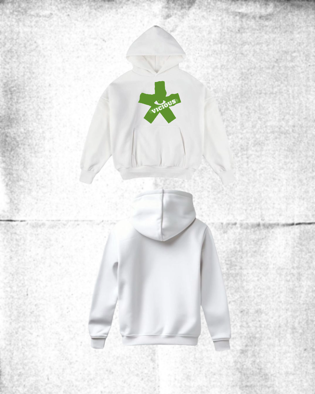 VICIOUS CROSS EYE HOODIE